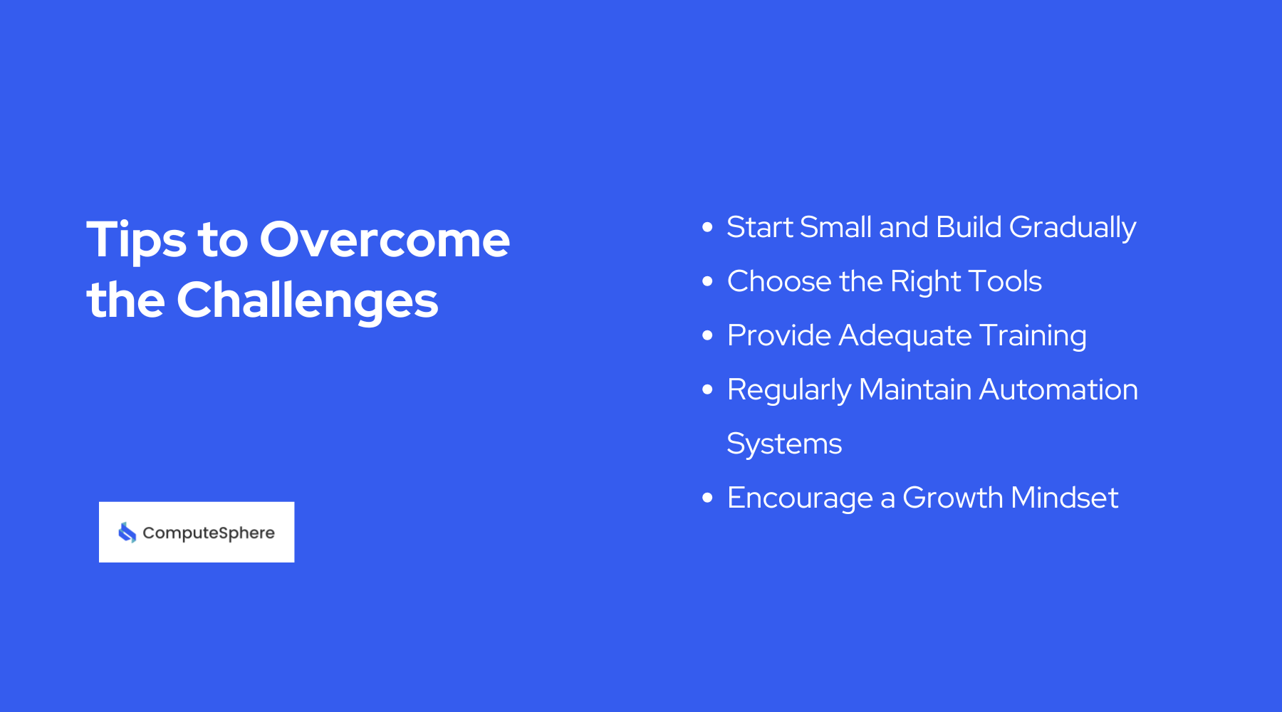 Tips to Overcome the Challenges